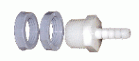 Water tank hose barb fitting, for 1/4" hose Water tank hose barb fitting, for 1/4" hose