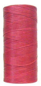 Waxed tie string 250 yard RED narrow