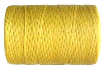 Waxed tie string 500 yard YELLOW