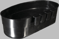 #60 cup Flat bottom, quart, oval 