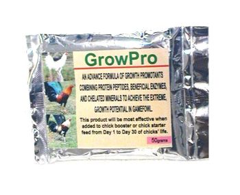 **NEW** GrowPro  50g (1.76 oz)  (chick growth stimulant)