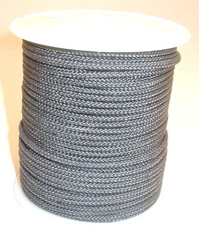 Black Nylon cord 200' roll