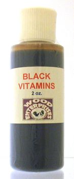 Black Vitamins  2 oz. dropper bottle