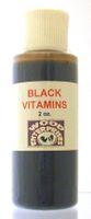 Black Vitamins  2 oz. dropper bottle
