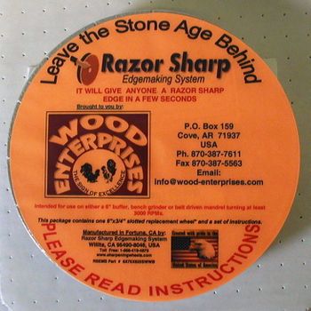 Buffing Wheel  6" x 3/4"  slotted paper