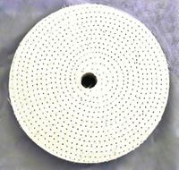 Buffing wheel, muslin   6" x 1/2" x  5/8" arbor  