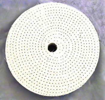 Buffing wheel, muslin   6" x 1/2" x  5/8" arbor  