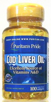 Cod Liver Oil    100 capsules