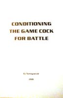 Conditioning the Game Cock for Battle (Frank Shy - Narragansett)