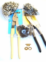 Crimps  - Rivet Caps, Pliers, Washers & Grommets