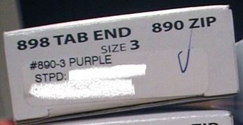 Discounted ZIP Wing Bands (misstamped, ect.)