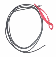 Doubled Nylon hitch on nylon cord - plain ends