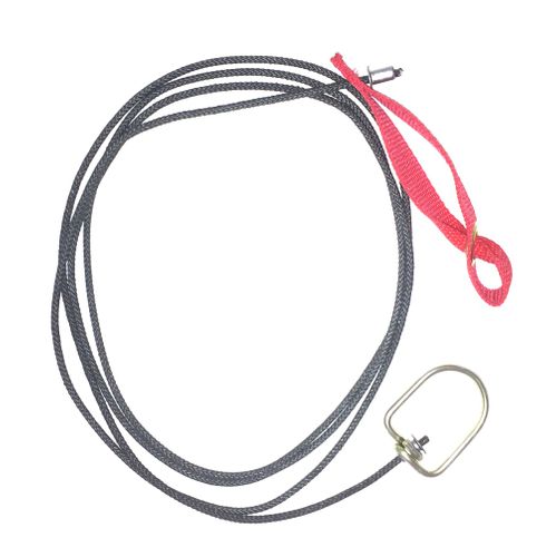 Doubled Nylon hitch on nylon cord with metal swivels (DOZEN)