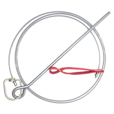 Doubled nylon hitch on WEED EATER cord with metal swivel & stake (EACH) Doubled nylon hitch on WEED EATER cord with metal swivel & stake (EACH)