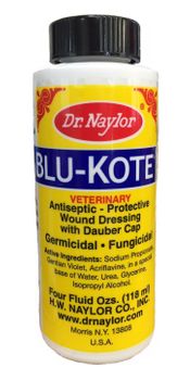 Dr. Naylor's Blue Kote dauber bottle 4 oz ** EXPIRED ** Dr. Naylor's Blue Kote dauber bottle 4 oz ** EXPIRED **