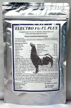 Electro Fowl Plus Vitamins and Electrolytes 1 lb powder package