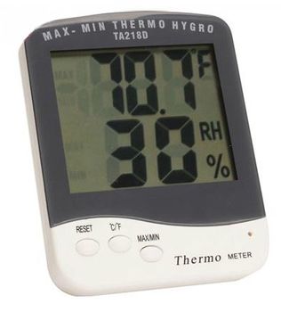 Electronic Hygrometer / Thermometer Jumbo
