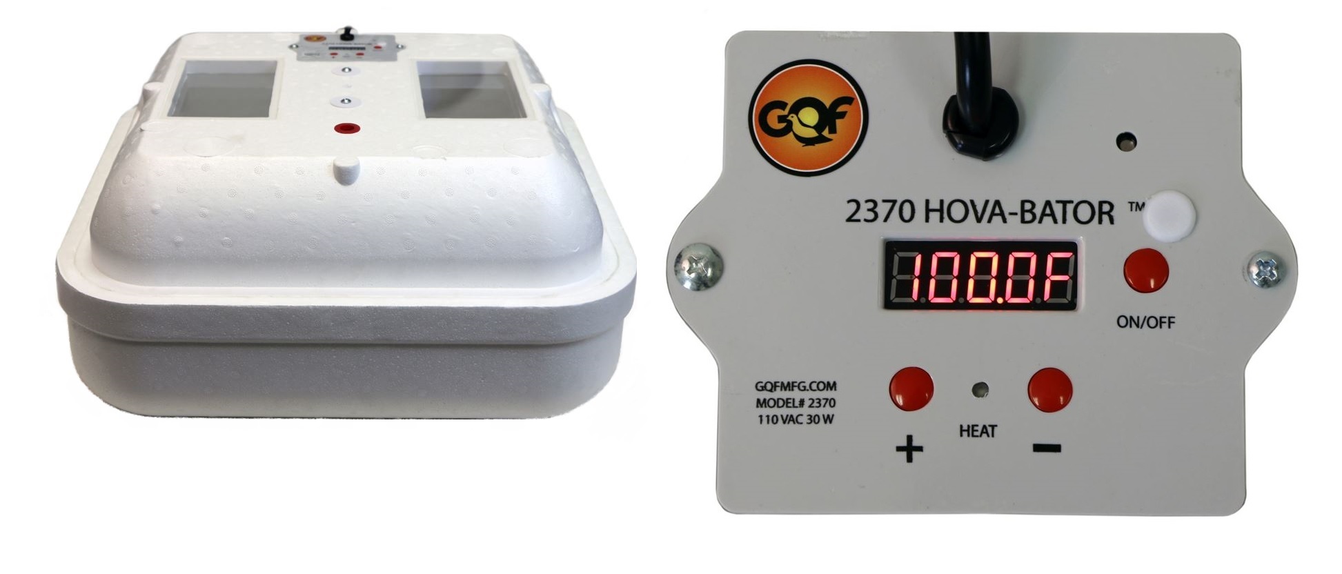 Electronic Thermostat HovaBator 2370 with fan and 1611 Turner (+ freight no "Standard