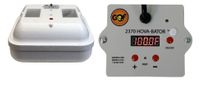 Electronic Thermostat Hova-Bator #2370 with fan and #1611 Turner  (+ freight - no "Standard Shipping")