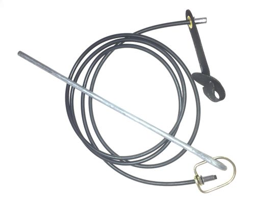 EZ hitch on rubber cord with metal swivels & stake  (100) (+freight)