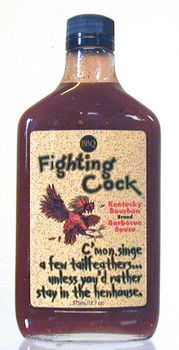 Fighting Cock Kentucky Bourbon BBQ Sauce