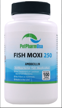 Fish Amoxicillin  250mg - 100 capsules