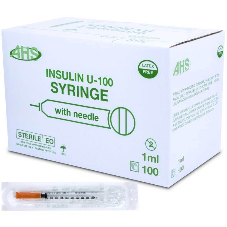 Syringe 1cc & 29 ga. x 1/2" needle EACH