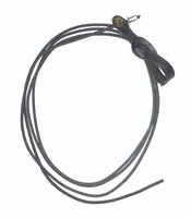 Long neoprene hitch on nylon cord - plain end