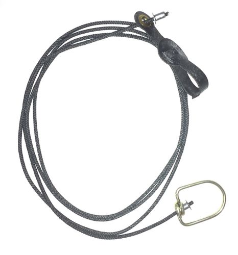 Long neoprene hitch on nylon cord with metal swivel (EACH)
