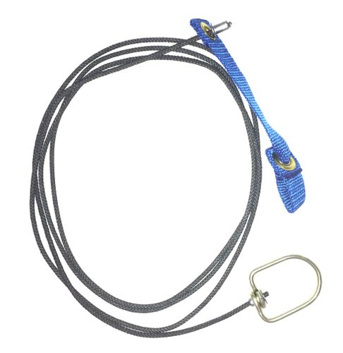 Nylon hitch on nylon cord with metal swivel (EACH)
