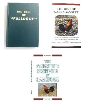 Package Deal (15% off) Best of Fulldrop, Best of Narragansett, and Scientific Breeding of Gamefowl