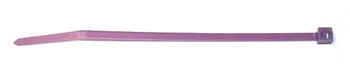Plastic cable tie leg band    100 PURPLE