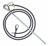 Pro hitch on rubber cord with metal swivels & stake