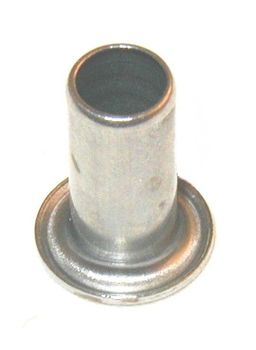 Rivet crimp cap for 1/4 " rubber cord