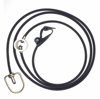 Rubber cord SLIP hitch on rubber cord with metal swivel