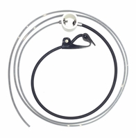 Rubber Cord Slip Hitch on Weed Eater Cord Plain Ends