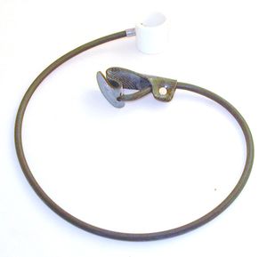 Rubber cord SLIP hitch with PVC swivels ~2' (DOZEN) Rubber cord SLIP hitch with PVC swivels ~2' (DOZEN)