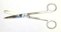 Scissors  surgical 6 1/2"  curved blade