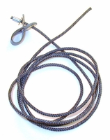 Short neoprene COCK hitch on nylon cord - plain end