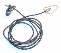 Short neoprene COCK hitch on nylon cord with metal swivels