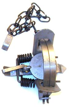 Duke Steel Leg Trap #1.5   coil spring