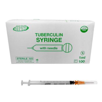 Syringe    1cc & 27 ga. x 1/2" needle  EACH