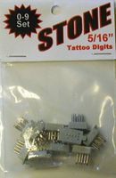 Tattoo Numbers Set  0-9