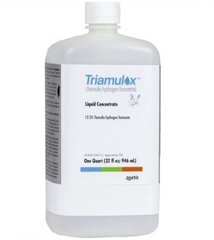 Triamulox 1 quart (12.3% tiamulin) (not for sale in California) Triamulox 1 quart (12.3% tiamulin) (not for sale in California)