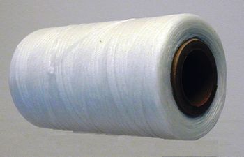 Waxed tie string  250 yard WHITE