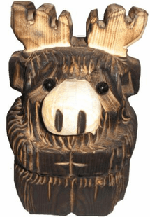 10" MOOSE CHAINSAW CARVING