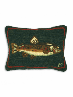 14 X 20 BROWN TROUT PILLOW