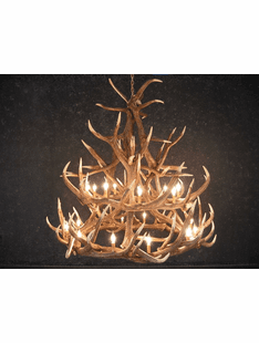 18 ANTLER ELK CHANDELIER