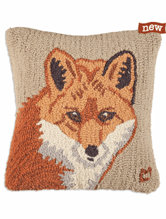 18X18 FOX FACE PILLOW