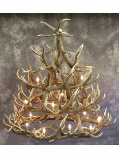 30 ANTLER ELK CHANDELIER